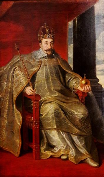 Sigismund III Vasa in Coronation Robes - Pieter Soutman