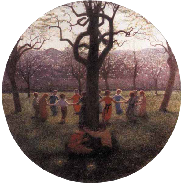 Spring idyll, 1896 - 1901 - Giuseppe Pellizza