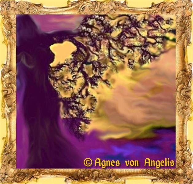 Baumsilhouette in Gestalt einer Frau, c.2007 - Agnes von Angelis