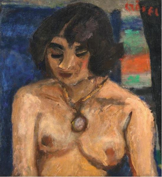 Female Nude, 1930 - Бела Чобель