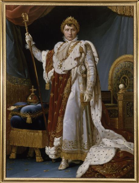 Emperor Napoleon I in coronation costume, 1805 - Франсуа Жерар