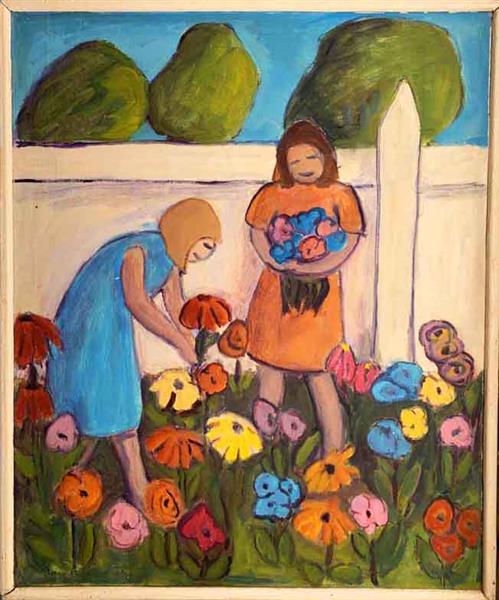 Picking Flowers  1992, c.1992 - Jay Norman