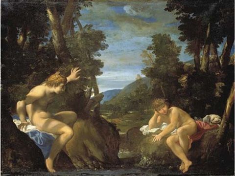 Salmacis and Hermaphroditus - Ludovico Carracci