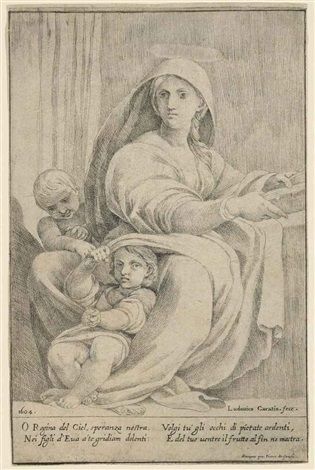 Madonna and Child with Saint John - Ludovico Carracci