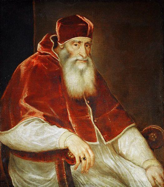 Portrait of Pope Paul III, 1548 - Titian