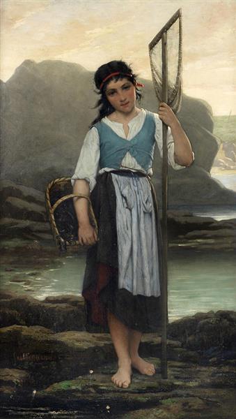 The Mussel Gatherer - Alfred Guillou