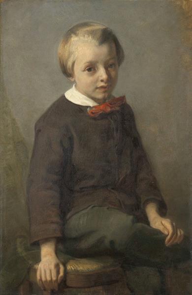 Portrait of a Boy - August Allebé