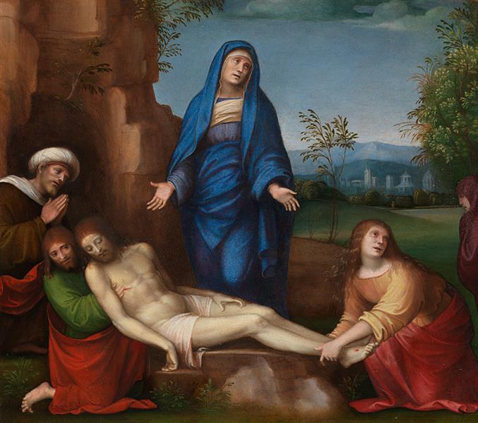 The Lamentation over the Dead Christ - Francesco Francia