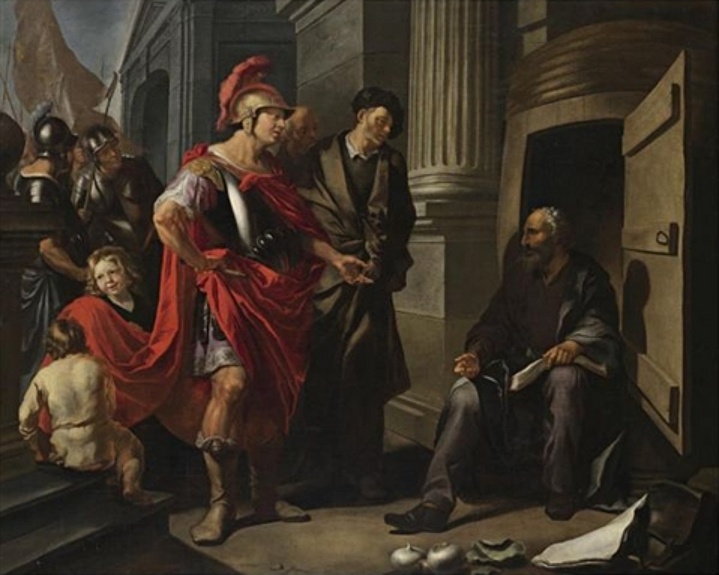 Alexander The Great And Diogenes - Hendrik Heerschop