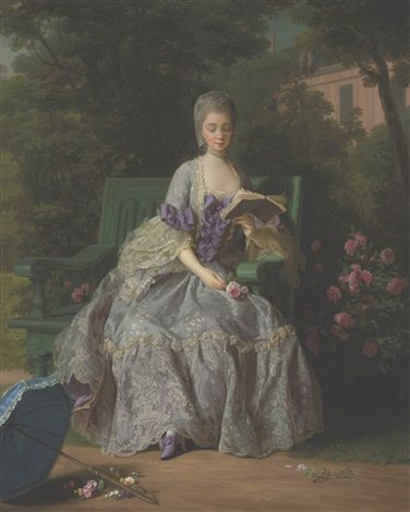 Portrait of Marie Thérèse Louise of Savoy, Princesse de Lamballe - Jean-Baptiste Charpentier the Elder
