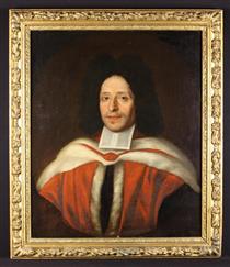 Portrait believed to be of Richard Byers, Vice Chancellor of Cambridge University - John Closterman