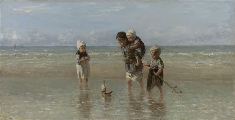 Niños del mar - Jozef Israëls