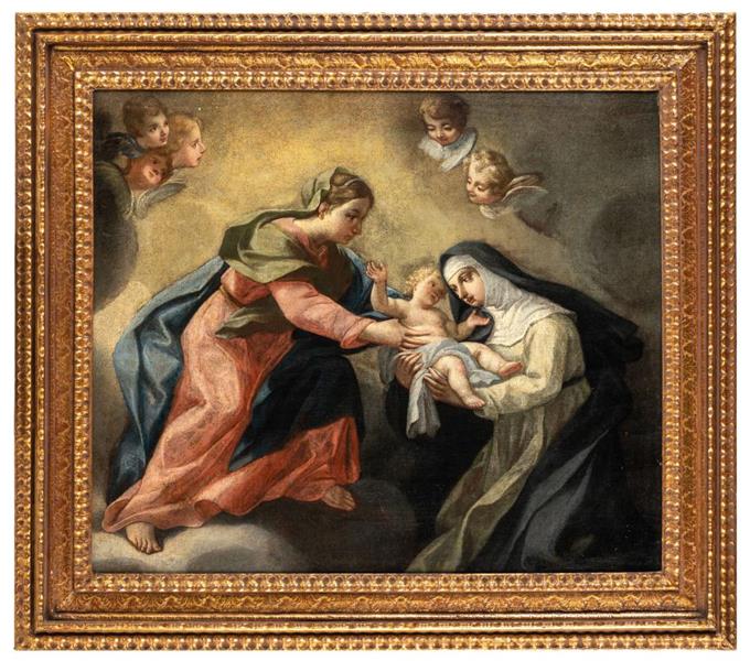 Madonna col Bambino e Santa - Lazzaro Baldi