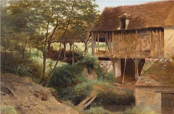 A shed with hay near the woods - Louwrens Hanedoes