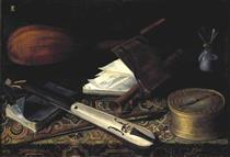 Still Life with Musical Instruments - Pieter Gerritsz. van Roestraten