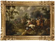 Choc de cavalerie - Pieter Meulener