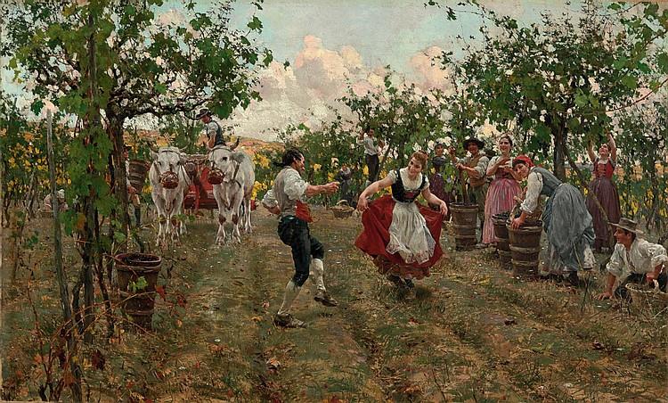 The Harvest Dance - Raffaello Sorbi