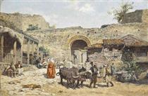 Ottomans at the city wall - Rudolf Otto von Ottenfeld