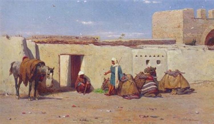 Arab merchants resting - Willem de Famars Testas