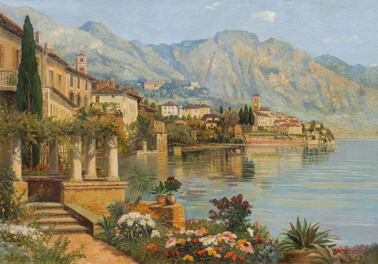 Blick auf Riva am Gardasee - Alois Arnegger