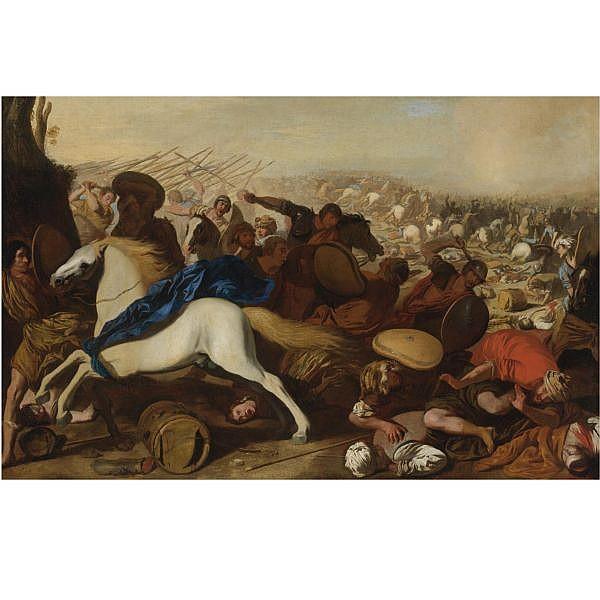 Cavalry Battle - Aniello Falcone