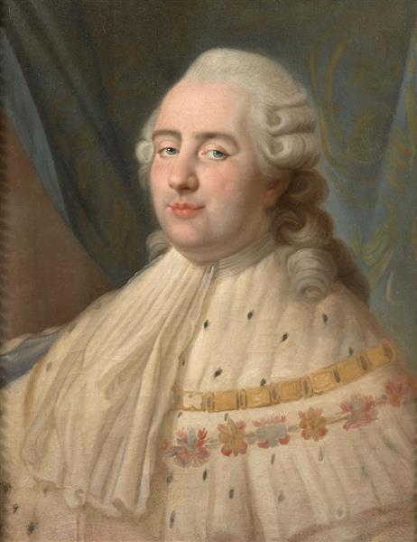 Portrait en buste de Louis XVI en grand habit royal - Antoine-Francois Callet