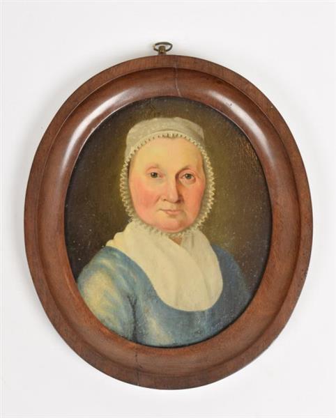 Portrait of Catharina Schoon, wife of the artist - Cornelis Thim