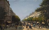 Le Boulevard des Italiens - Edmond-Georges Grandjean