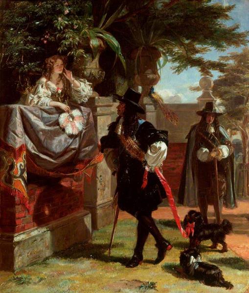 Charles II (1630–1685), and Nell Gwyn (1650–1687) - Edward Matthew Ward
