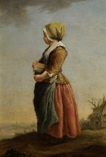 Beggar Girl - Etienne Jeaurat