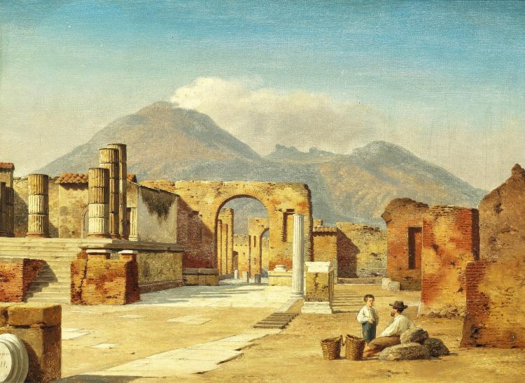 From Pompeii, a father and son resting - Heinrich Hansen