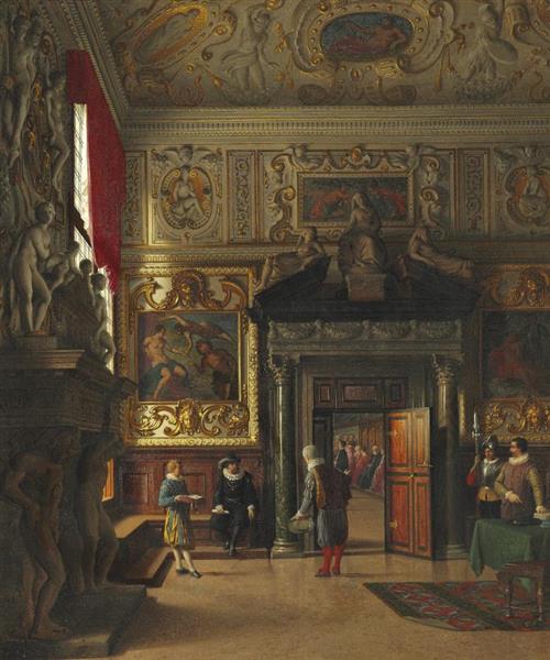 Interior from the Doge Palace - Heinrich Hansen