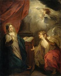Annunciation to the Virgin - Jacob de Wit
