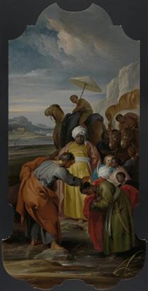 Saint Philip Baptizes the Eunuch - Jacob de Wit