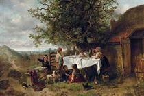 The dinner party - Johan Mari Henri ten Kate