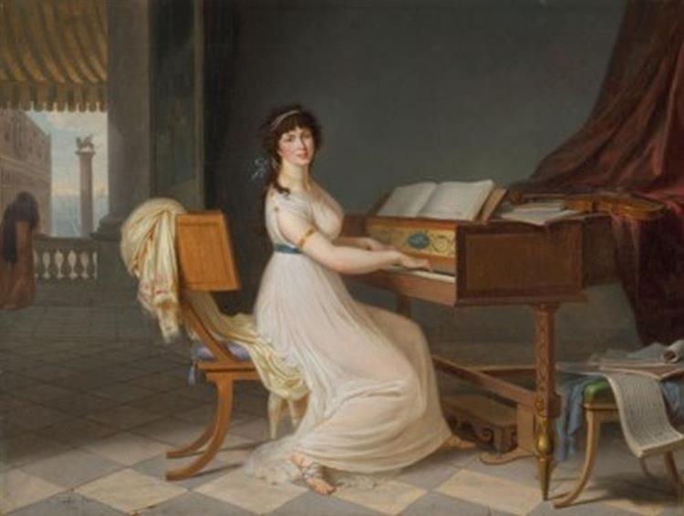 Portrait of Mrs Elizabeth Billington (1765/8-1818) - Louis Gauffier
