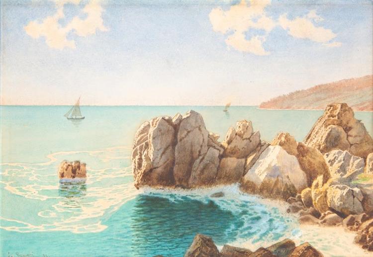 Crimean Harbor - Luigi Premazzi