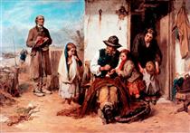 The Poor, the Poor Man's Friend - Thomas Faed