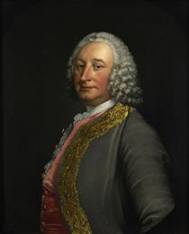 William Davis (d.1765), Member of Council, Calcutta - Thomas Hudson