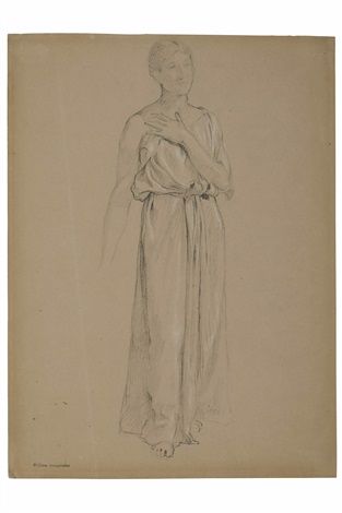 A standing woman - Вильям Адольф Бугро