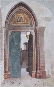 Church interior - William-Adolphe Bouguereau