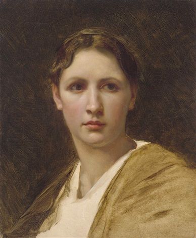 Head study, c.1898 - William-Adolphe Bouguereau