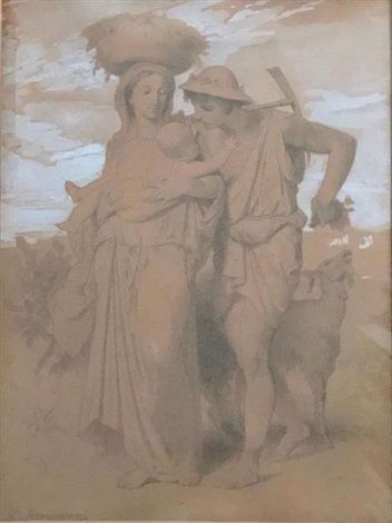 Shepherd's family - William-Adolphe Bouguereau