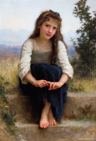 Daydreaming, 1899 - William Adolphe Bouguereau