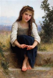 Daydreaming - William-Adolphe Bouguereau