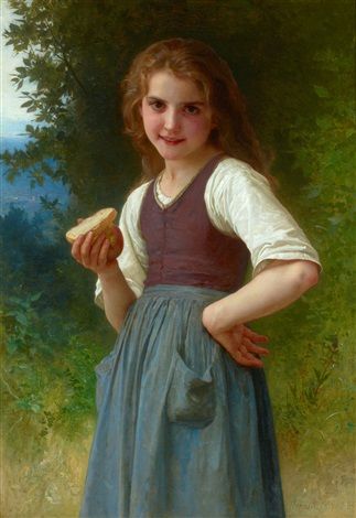 Snack In The Fields, 1891 - Вильям Адольф Бугро