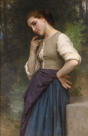 The Shepherdess, 1895 - Вильям Адольф Бугро