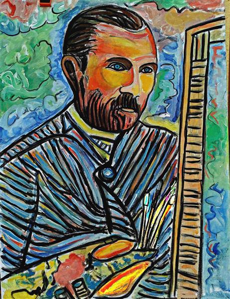 Vincent Van Gogh, portrait apaisé, 2022 - Grégoire Cricorps KOBOYAN