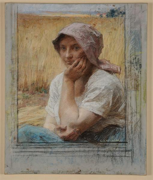 The harvester at rest, c.1886 - Léon Augustin Lhermitte