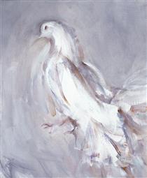 Fantail Pigeon - Louis le Brocquy